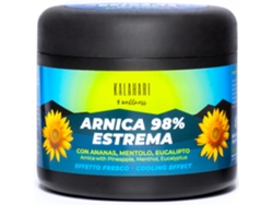 KALAHARI Gel de Árnica 98 – Extremadamente fuerte, potenciado con extracto de Piña - Acción intensa para masajes musculares y articulares – Efecto