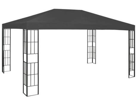 vidaXL Cenador gris antracita 3x4 m