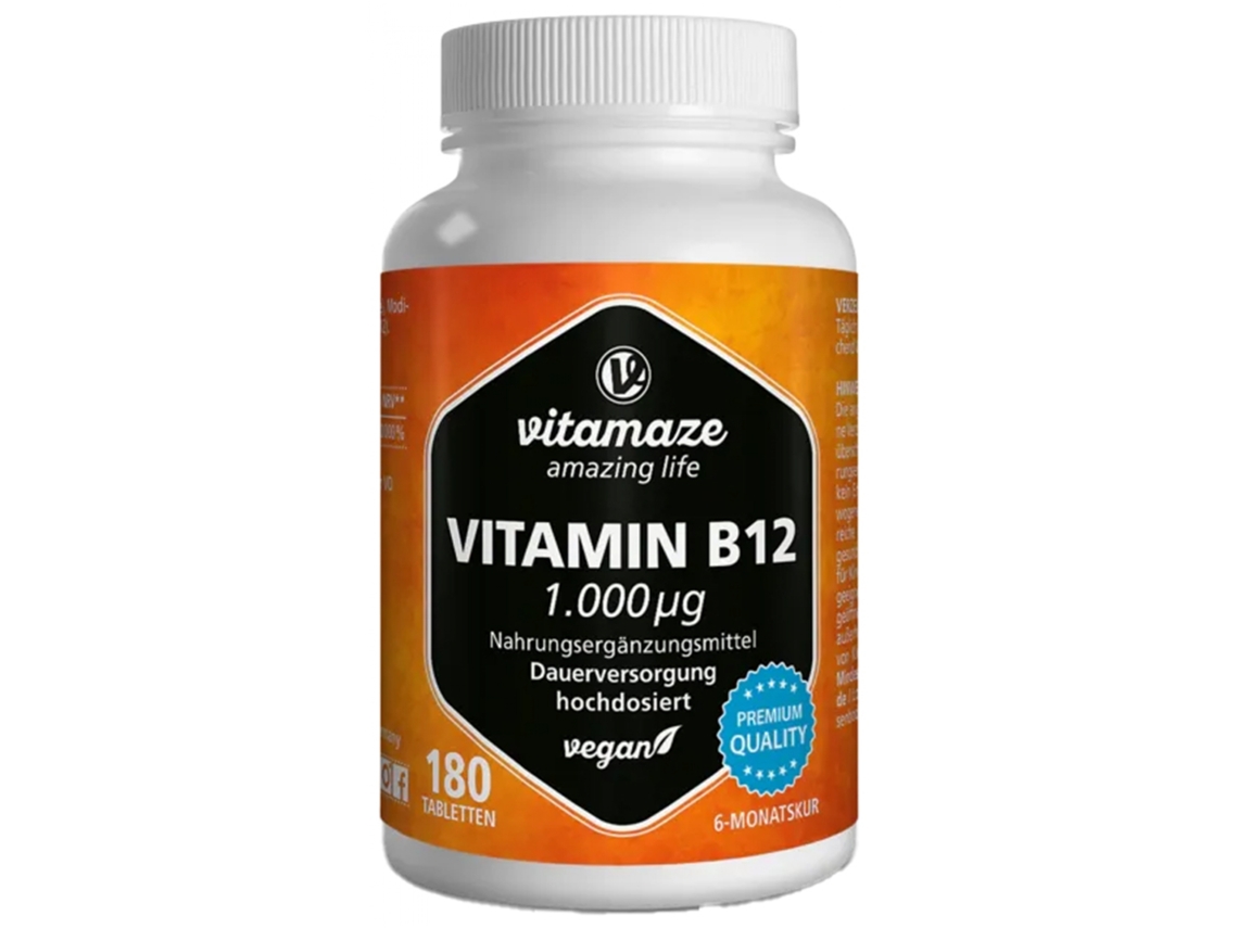 Vitamina B12 1000 Μg 180 Comprimidos VITAMAZE