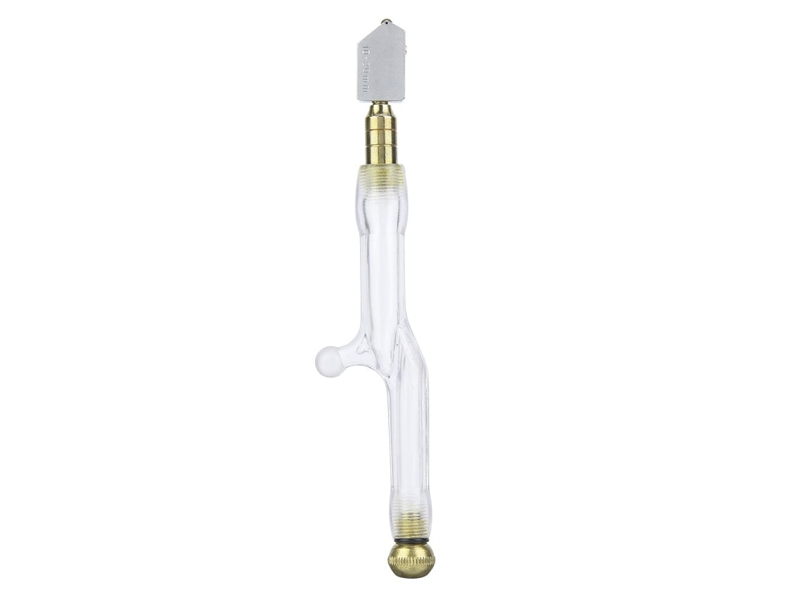 Cortador De Vidro Com Rolo De Diamante E Cabo De Plástico Para Lar, Cerâmica E Espelhos