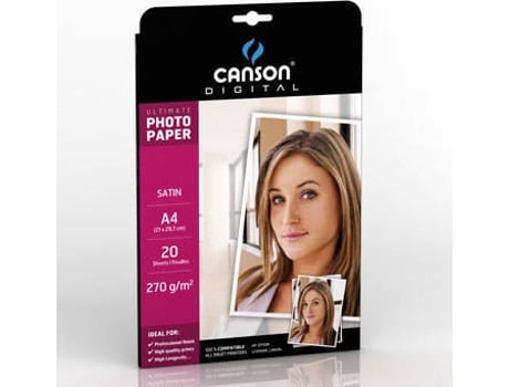 Papel Fotográfico CANSON 1084329 (A4 - 20 Hojas)