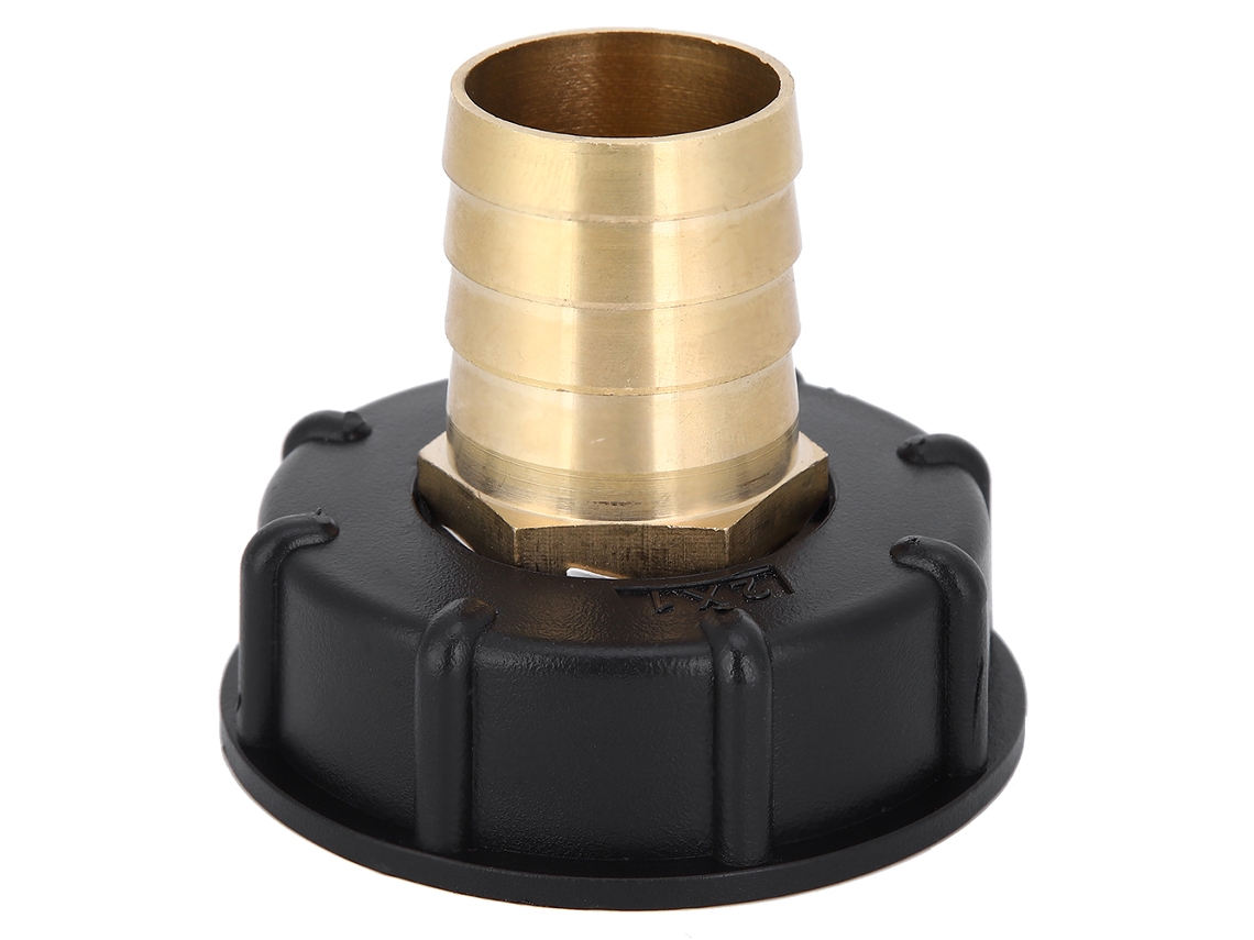 Adaptador De Válvula De Manguera Ibc Cap 32mm Conector De Latón Para Barril Químico Jardín