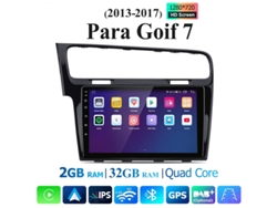 Gps Rádio Android Para Goif 7 (2013-2017) Gps E Android Auto Com Wi-fi Sem Fio, 2+32gb