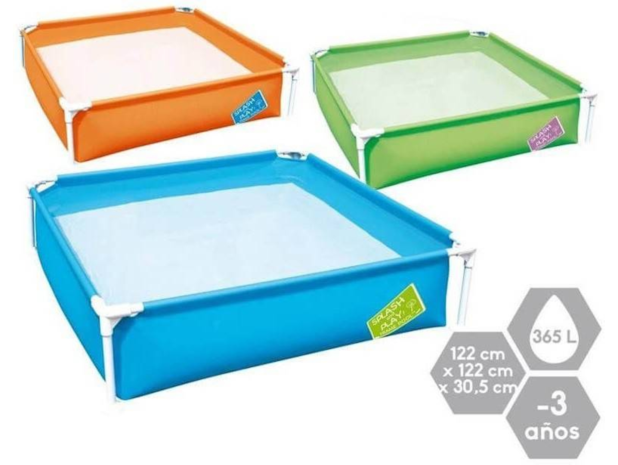 Piscina DISFRAZZES Tubular (3 m) (121 x 121 x 31 cm)