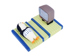 Soporte universal para teléfono con diseño de pingüino adorable, de resina, ligero y estable.