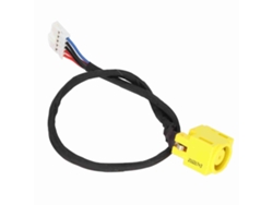 Cable De Jack De Corriente Cc Para Lenovo Essential B590 Pn:50.4te08.031 Conector Reemplazable Abs
