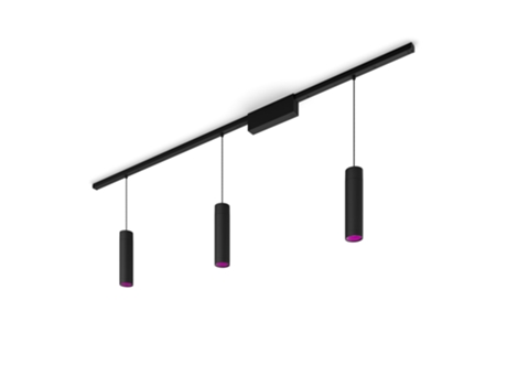 Philips Hue White and Color ambiance Kit Perifo base de techo recto (3 suspendidas) PHILIPS BY SIGNIFY