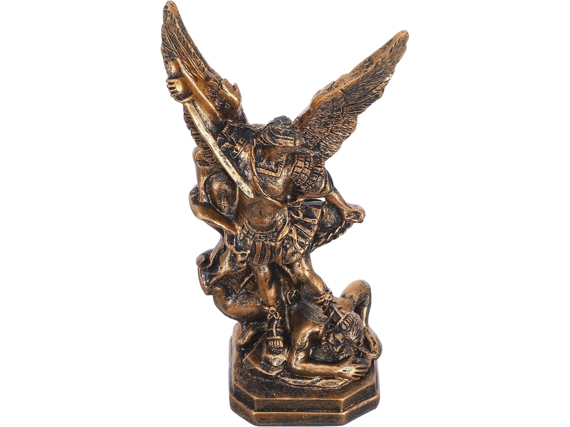 Estatua decorativa retro, resina sintética, elegante aspecto antiguo, regalo ideal para cualquier persona, GOKOCO