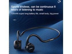 Auriculares inalámbricos de conducción ósea Lenovo X5, Bluetooth 5.0, IPX8, 8 GB, cancelación de ruido, para deportes.
