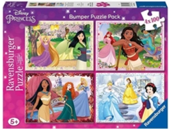 Puzzle DISNEY Princess Puzzle 4X100P DISNEY Princess (Edad Minima: 6 Anos)