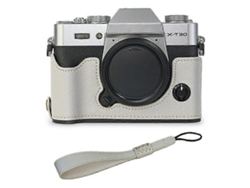 Funda protectora de piel sintética con correa para cámara Fujifilm Xt10/Xt20/Xt30/Xt30 II Facpoet