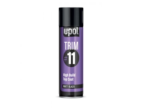 Aerosol U-POL Acabado Premium Trim Negro Mate (450 ml)