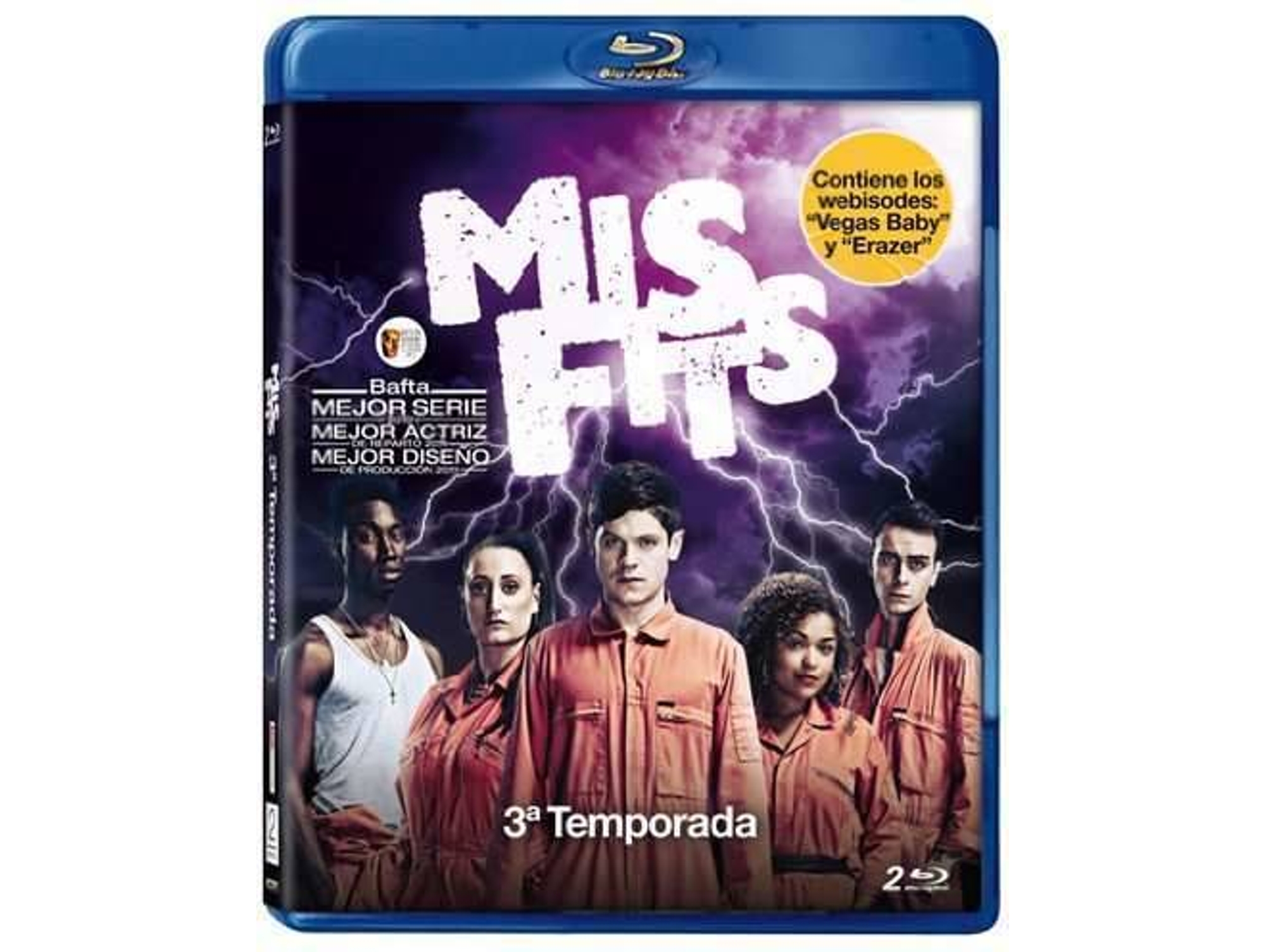Blu-Ray Misfits: Temporada 3 (Edición en Español)