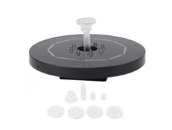 Fuente solar flotante (iluminación LED, bombeo de agua)