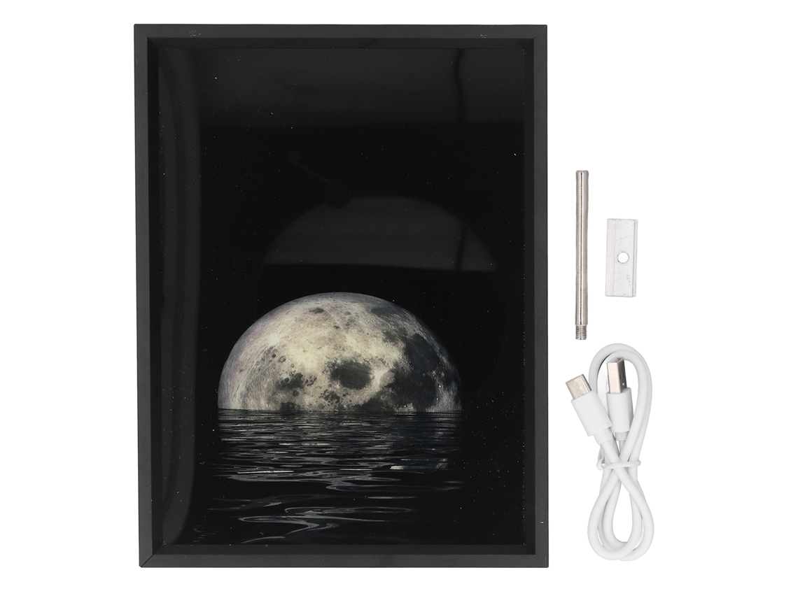 Altavoz Bluetooth Con Luz Nocturna De 3000k Y Marco Decorativo Hifi De 18x24cm Para Dormitorio Bt5.3