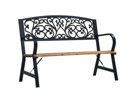 MAISON EXCLUSIVE Banco de jardín madera 120 cm