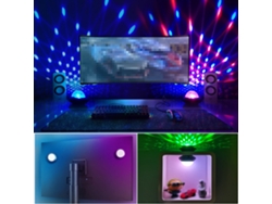 Luz Nocturna Ambiental Recargable Por Usb 2 En 1, Luz Para Fiestas, Captura De Audio, Mini Bola Mágica