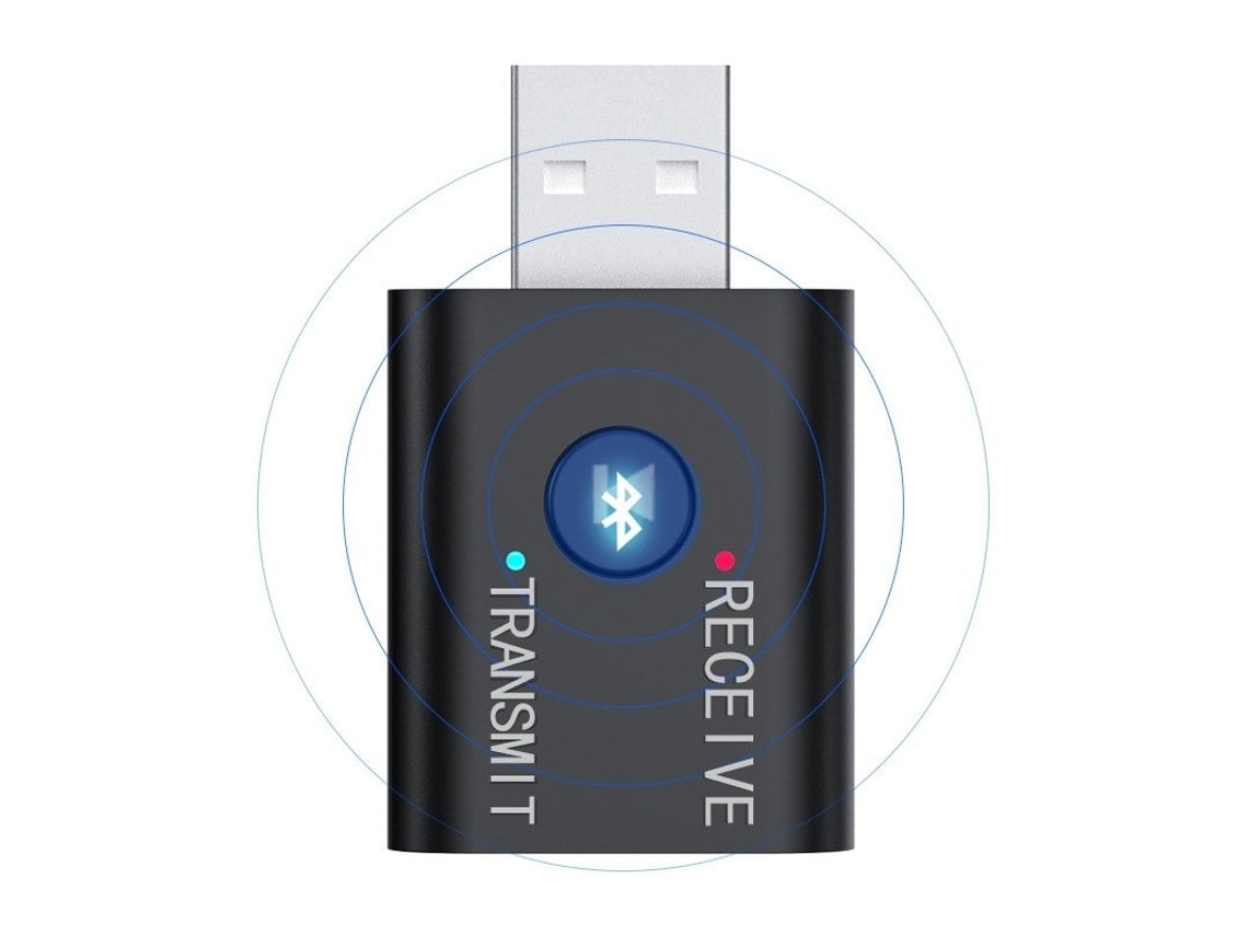 Mini Adaptador Receptor Inalámbrico Bluetooth 5.0, Transmisor De Audio Estéreo, Dongle Bluetooth, Aux Usb 3*