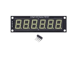 Módulo De Pantalla Digital Led De 6 Dígitos 7 Segmentos Luz Blanca Tm1637 Tubo Digital