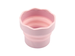 Mini cuenco plegable de silicona para limpiar acuarelas MDUG (rosa)
