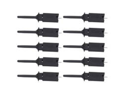 10 Pinzas De Prueba Smd Ic Mini Jumper Sondeo Analizador Lógico Experimento Electrónico