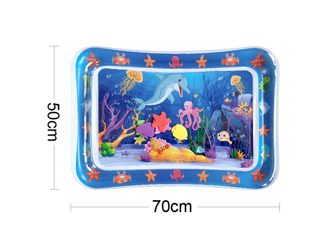 Alfombra De Agua Inflable Para Bebé, Colchón Pvc, Actividad Educativa De Desarrollo Infantil Aeuzwr
