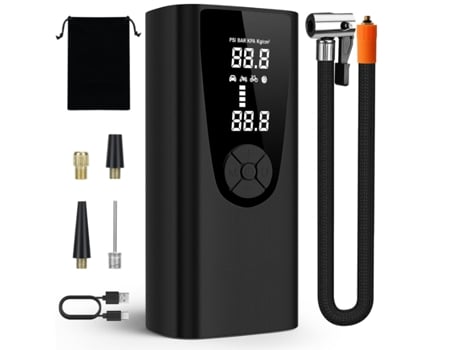 Inflador de Neumáticos Compresor de Aire Portátil-Actualización Bomba de Aire de 8000 Mah para Automóvil -Inflación de Neumáticos Eléctrica de 150 ...
