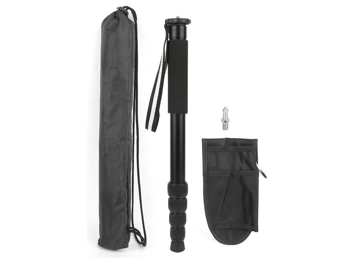TRUYUETY Monopié de Aleación de Aluminio P285A, Tubo Telescópico Portátil para Cámara DSLR