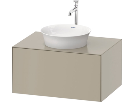 DURAVIT Tulip blanco, mueble de baño montado en la pared, ancho 800 x profundidad 550mm, con 1 extractor, con tecnología de punta, WT49750