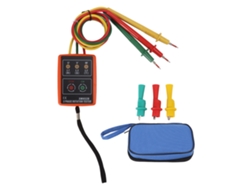Comprobador De Rotación De Fase Trifásico De 60v-600v Con Indicador Led Y Zumbador.