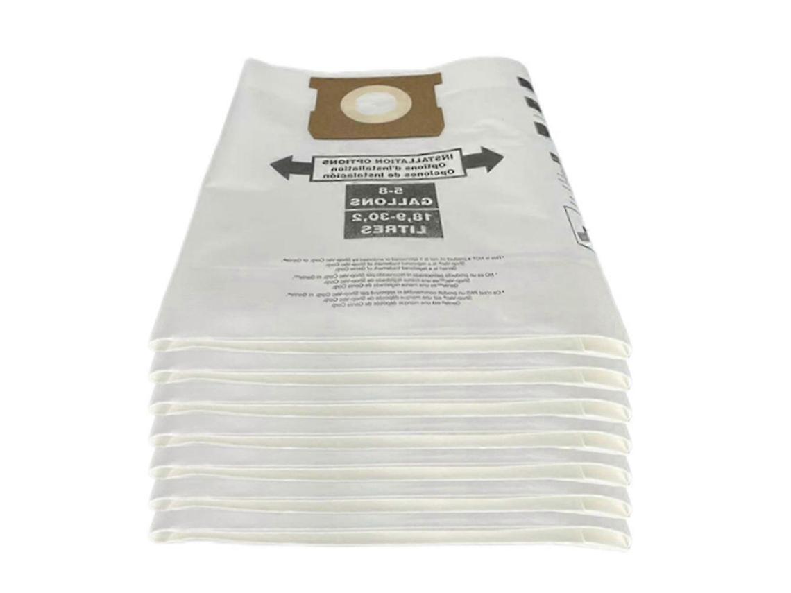 7 Pcs Universal Dry Dust Bag 5 To 8 Gallon Vacuum Cleaners For Shop 5-8 Gallon Dust Bags