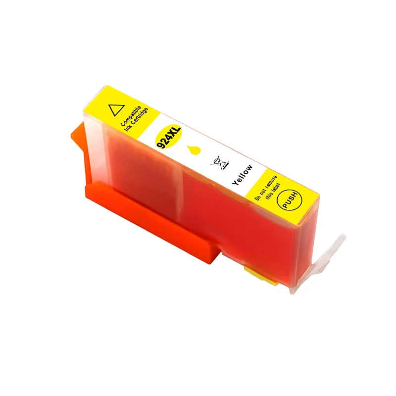 1 Cartucho De Tinta Amarillo N.° 924e 924xl 924 Para Impresoras Hp Officejet Pro 8135e, 8134e, 8132e, 8122e, 8124e, 8125e, 8120e Y 8130e.