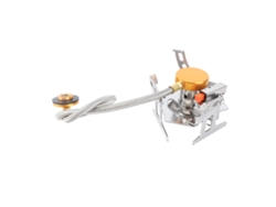 Hornilla De Gas Portátil Para Camping Con Encendido Piezoeléctrico Dividido Ajustable Para Actividades Al Aire Libre.