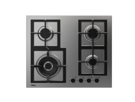 Placa de Gas TEKA EFX 60.1 4G AI AL DR CI (Gas Butano-propano - 60 cm - Inox)