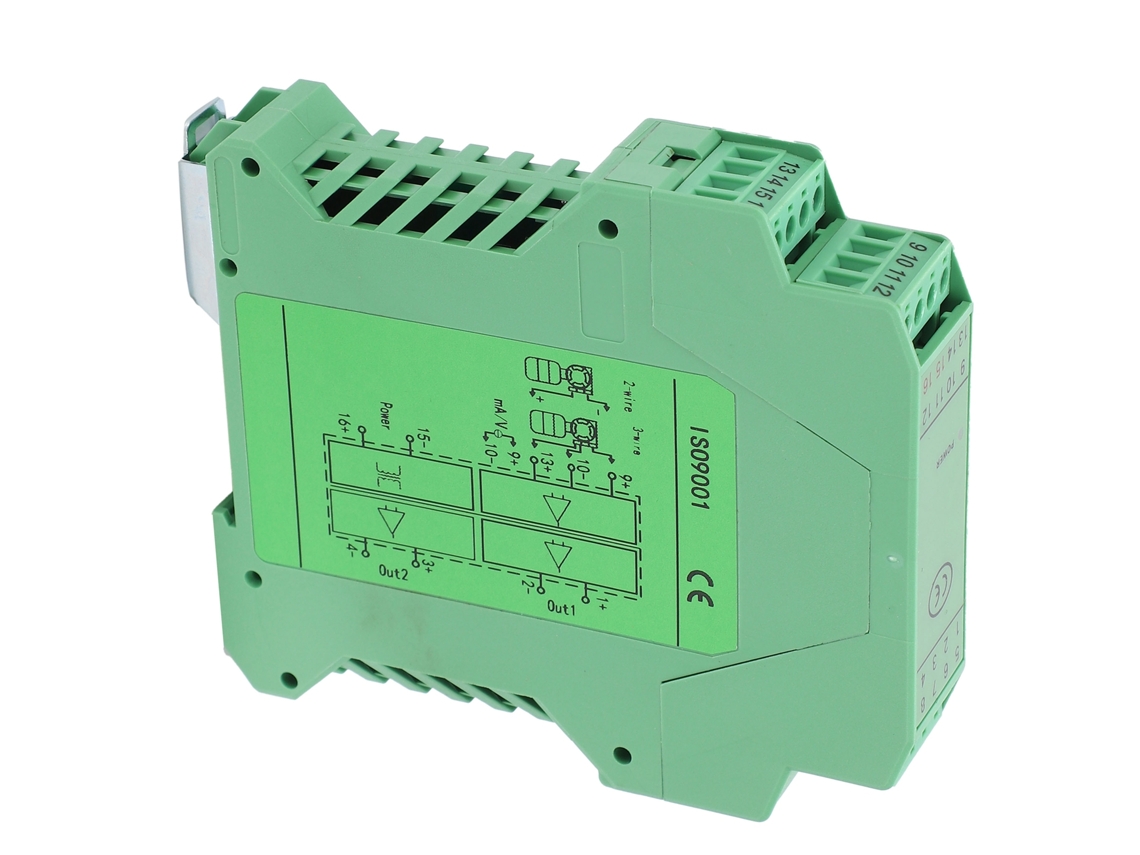 2026horizon-aislamiento De Señal Cc Transmisor De Corriente Voltaje Din Rail Montaje 1-in 2-out 0-5v A 0-10v Glg