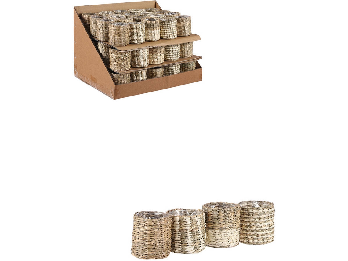 Cesta Modelo Alexis Blanco-Beige MICA DECORATIONS (7Cm X 7Cm)