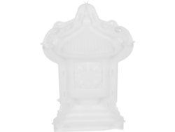 Molde De Hormigón Reutilizable Para Pabellones De Jardín Y Columnas Romanas, Fabricado En Plástico Blanco Con Una