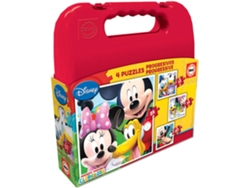 Puzzle EDUCA Educa Maleta Progresivos Mickey (Edad Mínima: 3 Años - 0 Piezas)