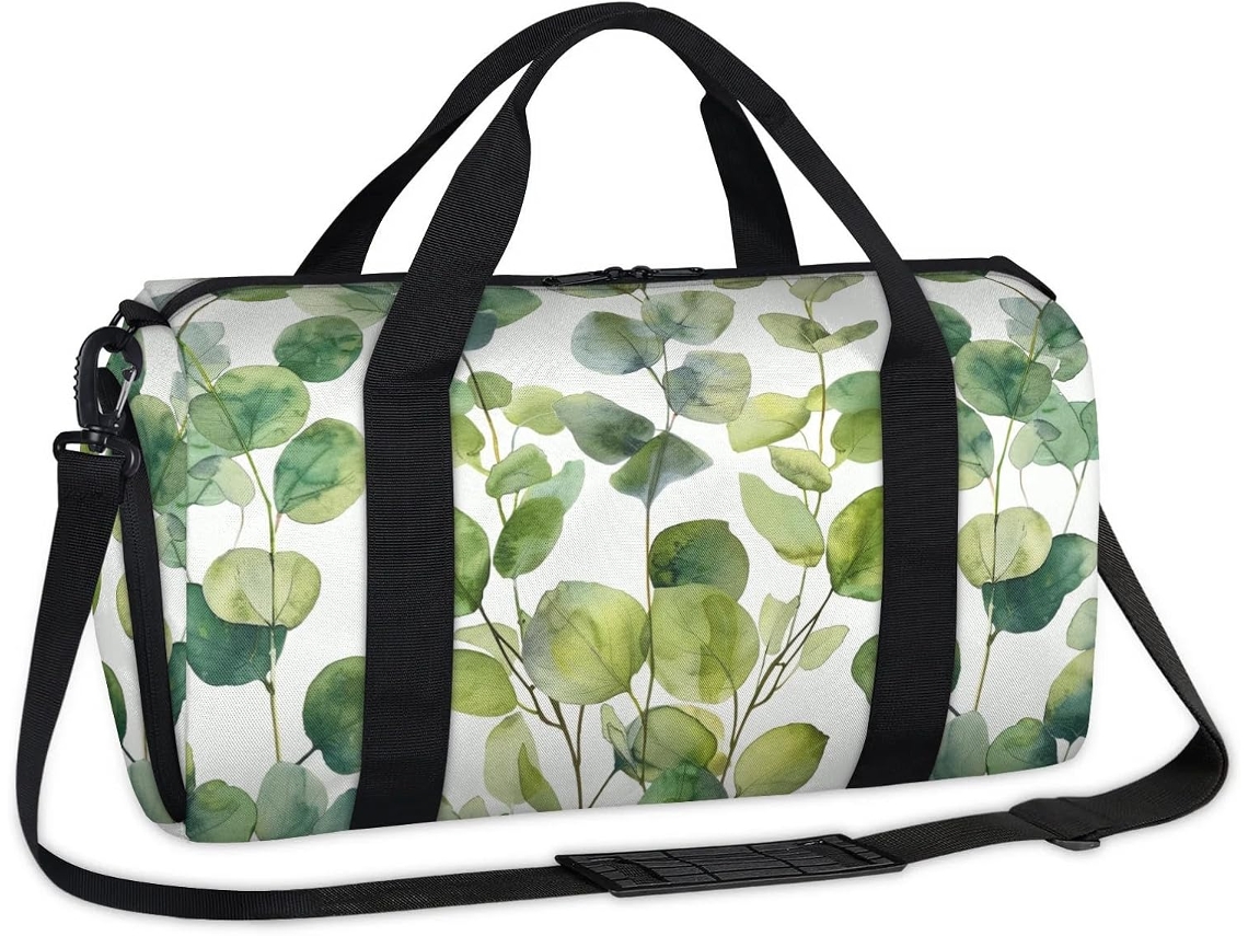 Bolsa Deportiva Forma Hoja Eucalipto Para Niños Niñas Mujeres Hombres 45 X 21 5 23 Cm