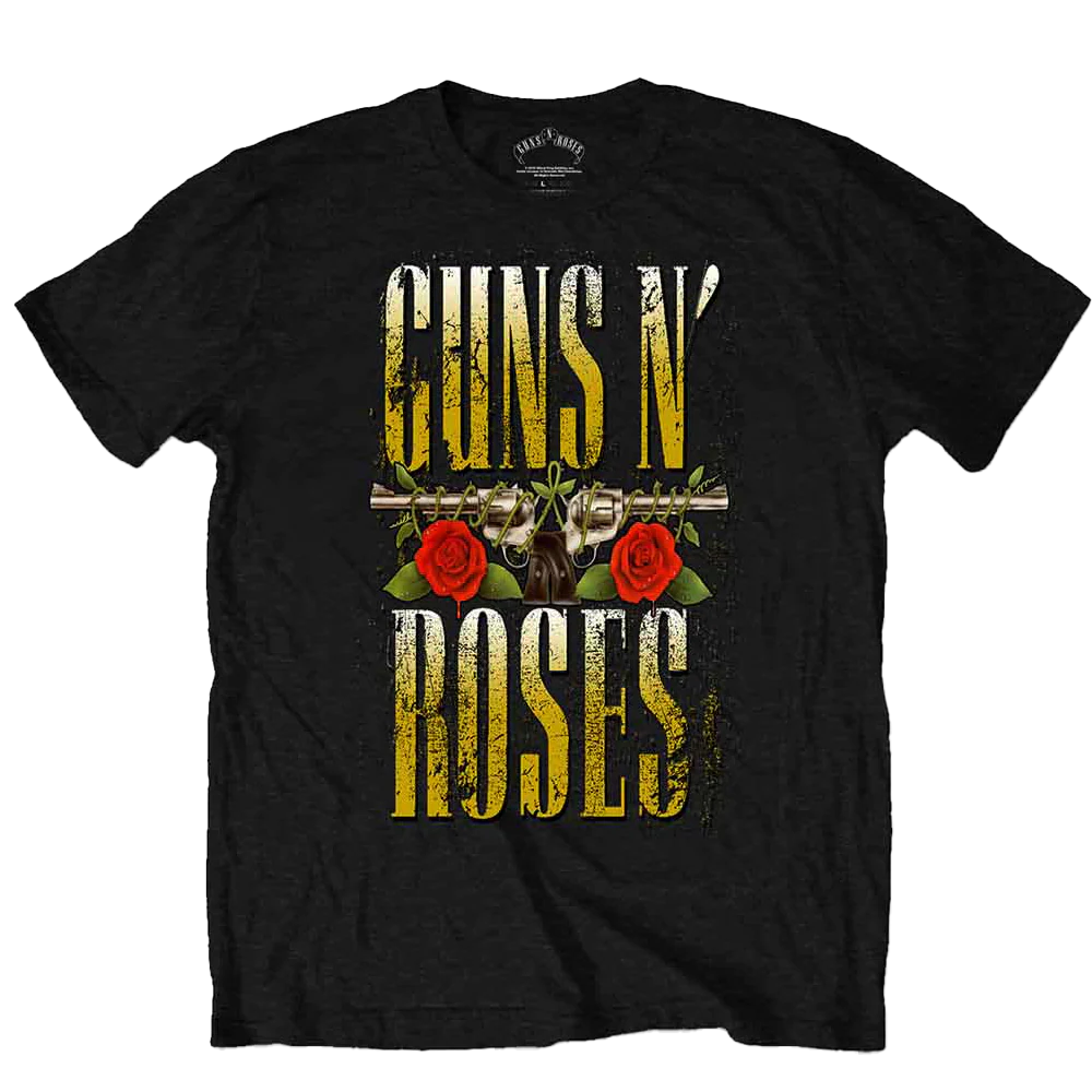 Guns N' Roses Big Guns T-shirt Unisex Rockinstone Size:xxl