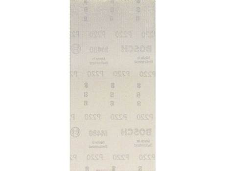 Malla de Lixa BOSCH Expert M480 para Lijadoras Orbitales - 115x230 mm - G 220 - 10 Un