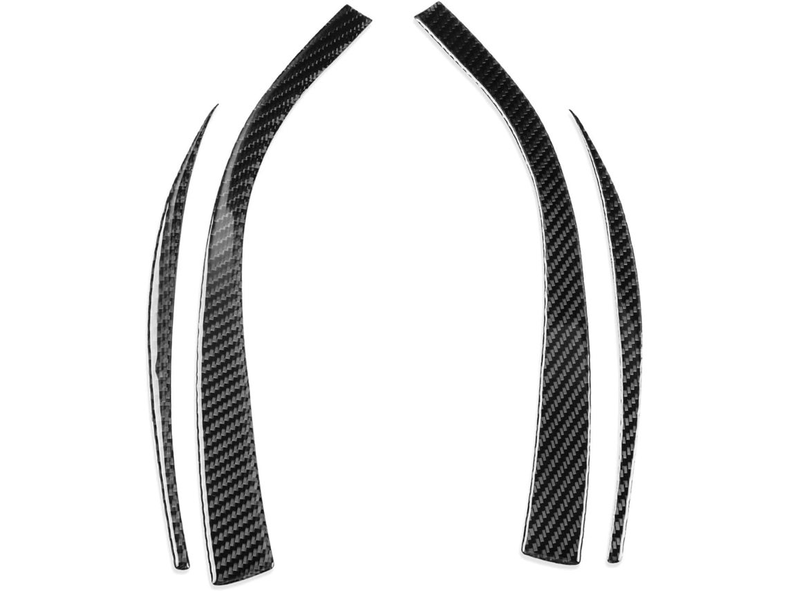 Pegatina Para Coche, Pegatina Decorativa Panel De Puerta Fibra Carbono, Embellecedora Toyota Supra A90 2019