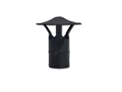 Estufa pellet sombrero chino vitrificado 80 mm pvterc080