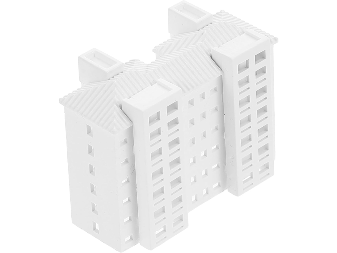 Maqueta De Ciudad En Miniatura De Plástico, Mesa, Complejo De Arena, Detalles Del Modelo.