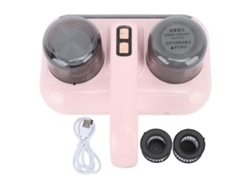 Aspiradora Ultrasónica Uv Inalámbrica Para Cama, 80.000 Ciclos/minuto, Doble Depósito, Color Rosa.