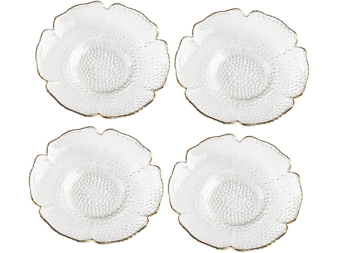 Posavasos De Vidrio De 4 Piezas, Estilo Mate, Para Tazas De Té Y Salchichas, Duraderos.