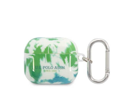 U.S POLO Funda para Airpods 3 Palm Silicona antigolpes Multicolor