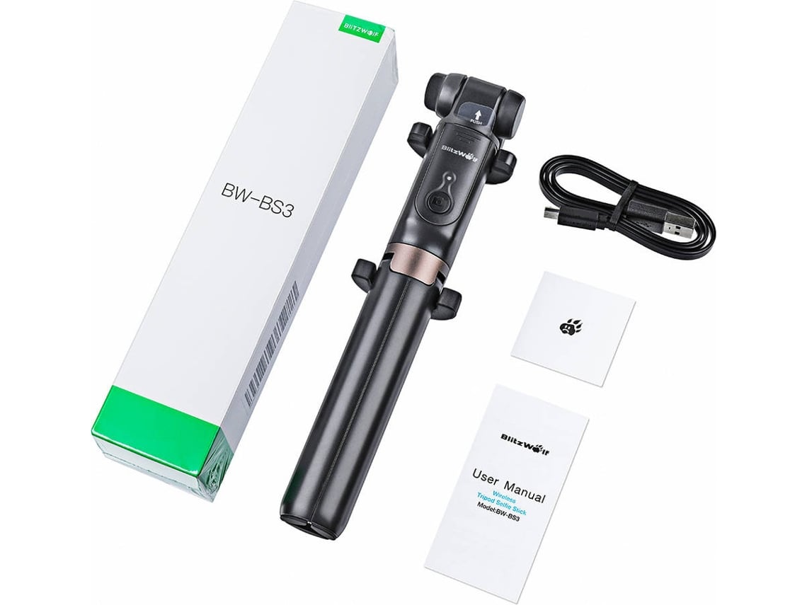 Selfie Stick BLITZWOLF BW-BS3 (Universal Negro)