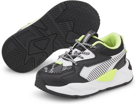 Zapatillas Unisex PUMA Rs-Z Visual Effects Ac Negro, Verde (19)