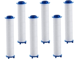 Kit de 6 filtros de repuesto para ducha de alta presión. Slowmoose